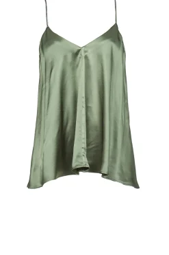 Satin Top Andelusia | Green... | Greek Archaic Kori | Little Soho