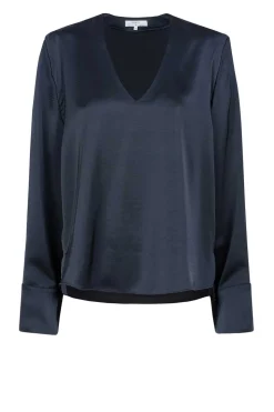 Satin Top Bodil | Blue... | Dante 6 | Little Soho