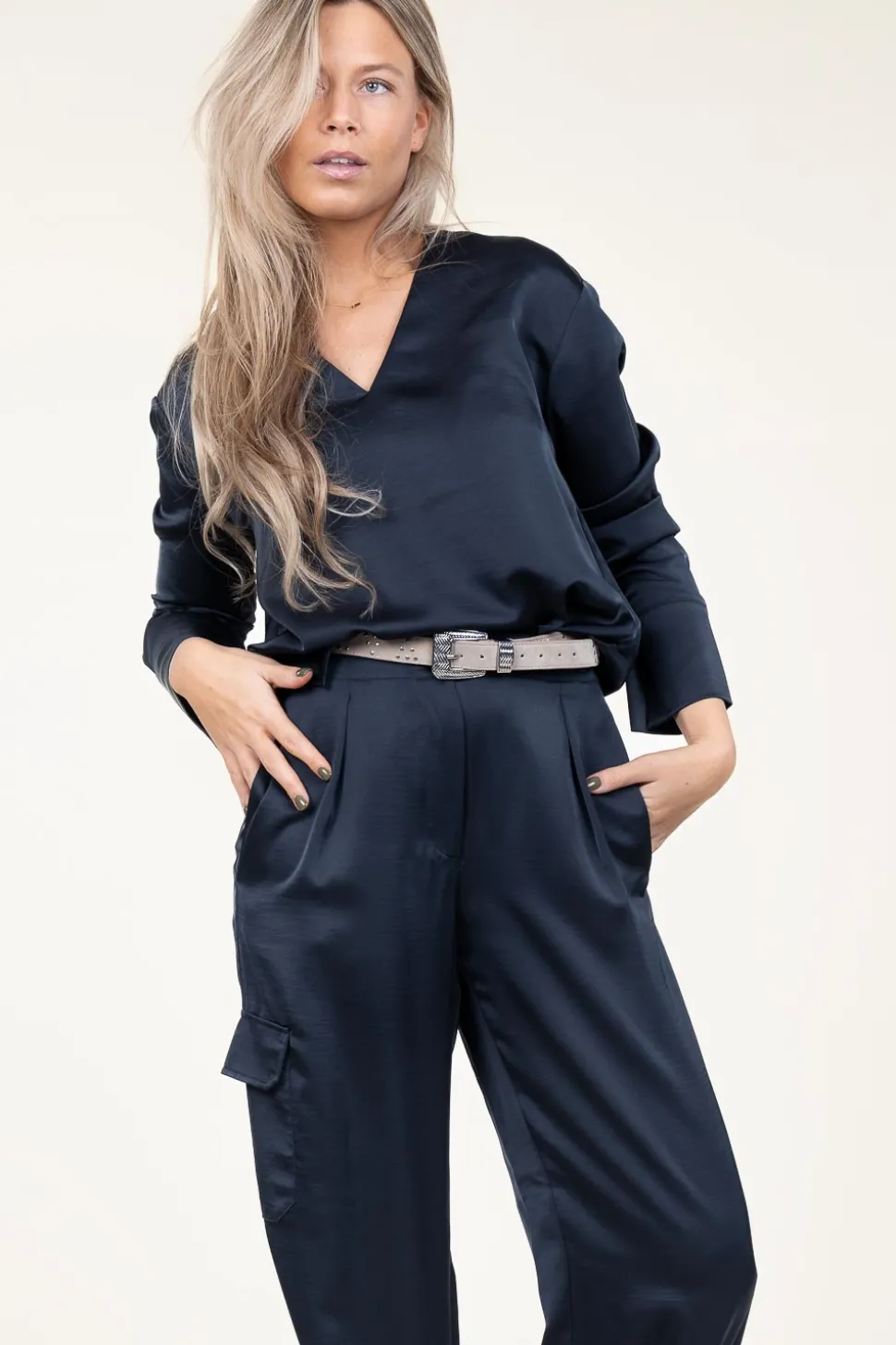 Satin Top Bodil | Blue... | Dante 6 | Little Soho