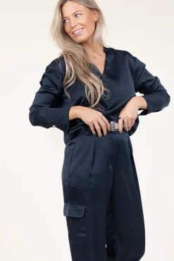 Satin Top Bodil | Blue... | Dante 6 | Little Soho