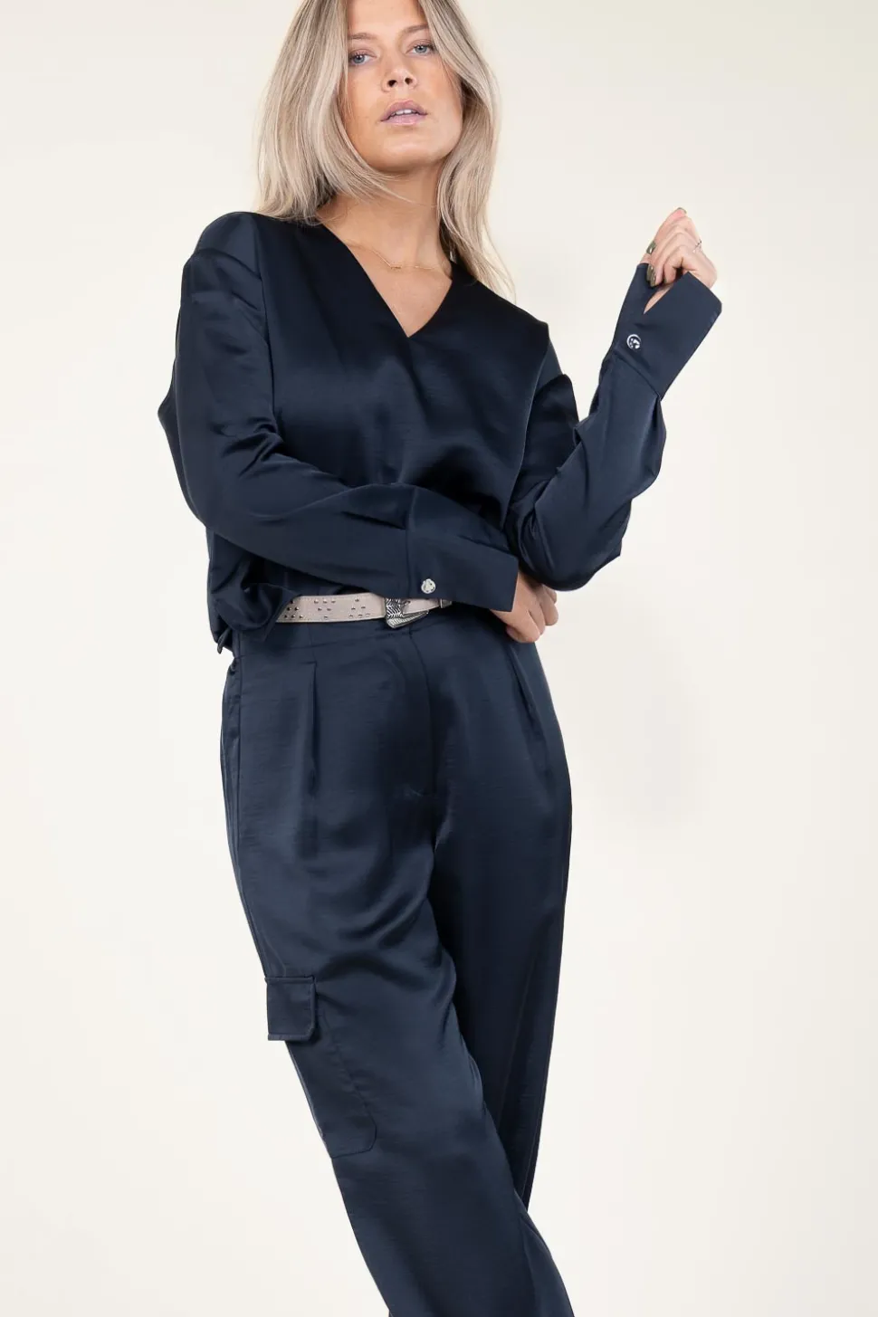 Satin Top Bodil | Blue... | Dante 6 | Little Soho