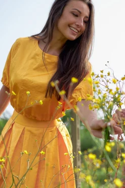 Satin Top Fez | Orange... | March23 | Little Soho