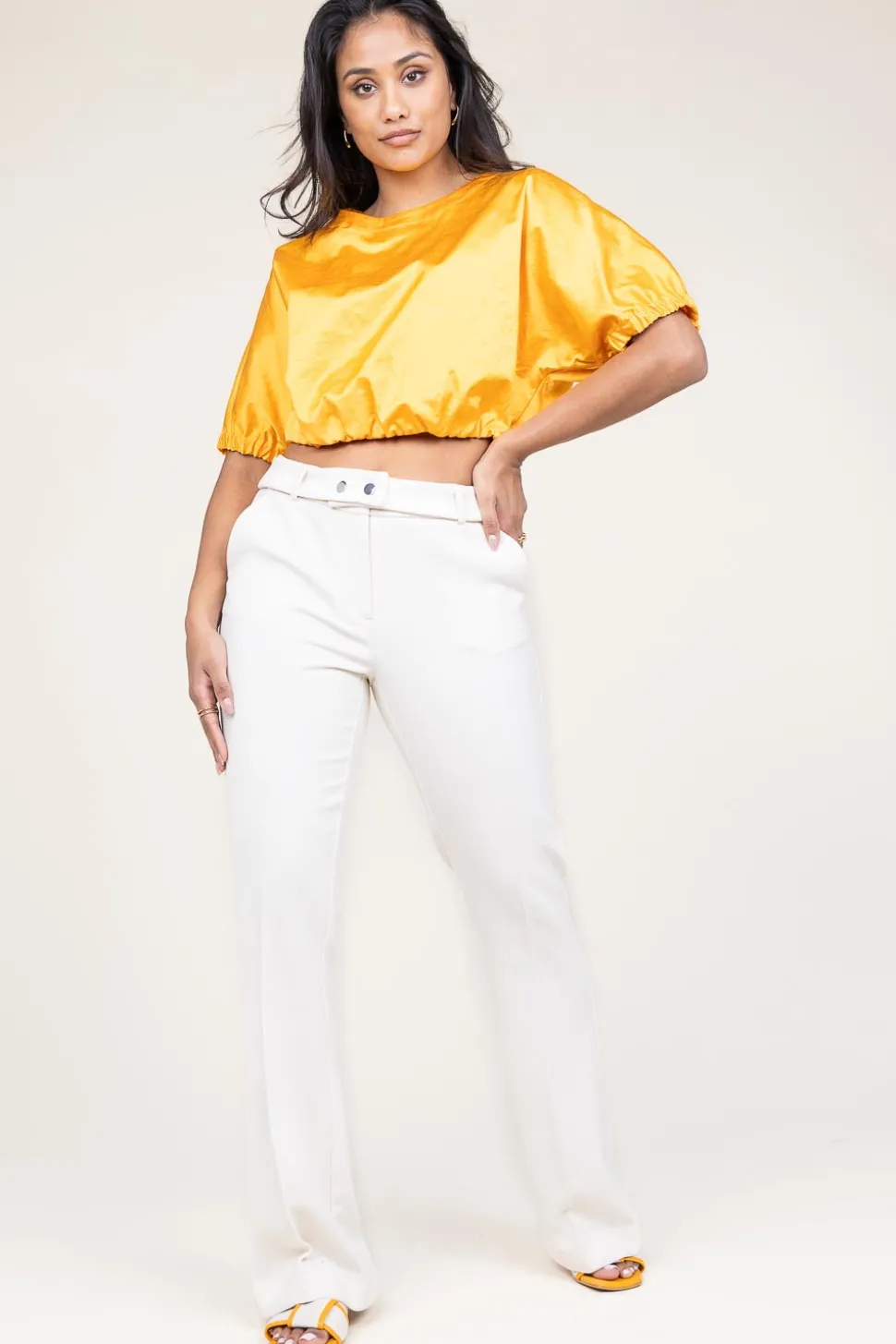 Satin Top Fez | Orange... | March23 | Little Soho