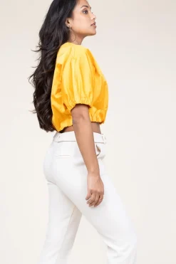 Satin Top Fez | Orange... | March23 | Little Soho