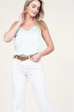 Satin Top Obu | Green... | Dante 6 | Little Soho