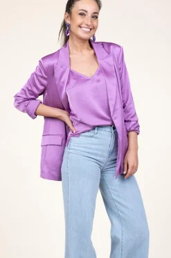 Satin Top Obu | Purple... | Dante 6 | Little Soho