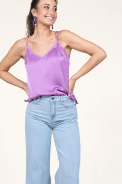 Satin Top Obu | Purple... | Dante 6 | Little Soho