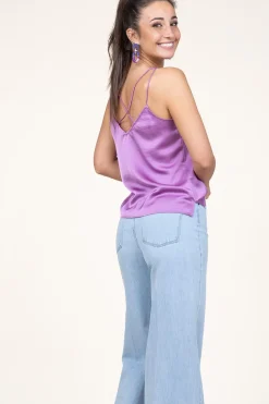 Satin Top Obu | Purple... | Dante 6 | Little Soho