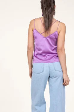 Satin Top Obu | Purple... | Dante 6 | Little Soho