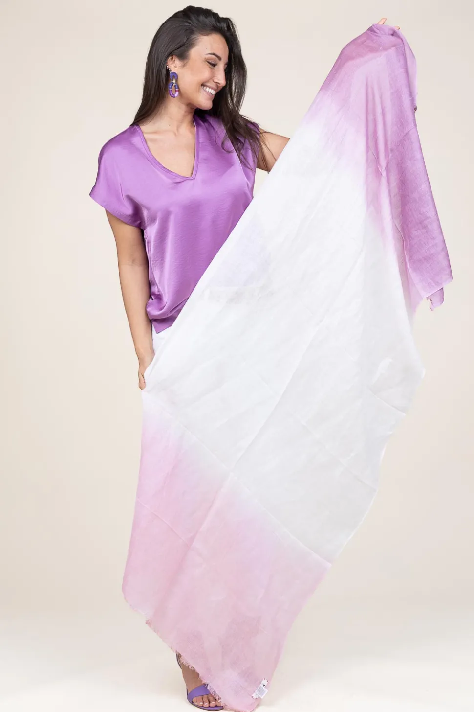Scarf Claire | Purple... | Moment Amsterdam | Little Soho