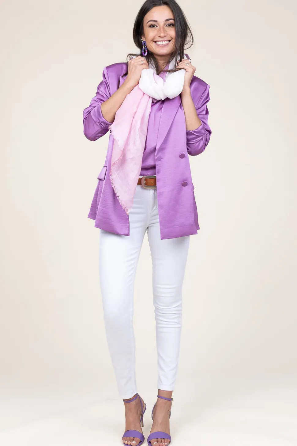 Scarf Claire | Purple... | Moment Amsterdam | Little Soho