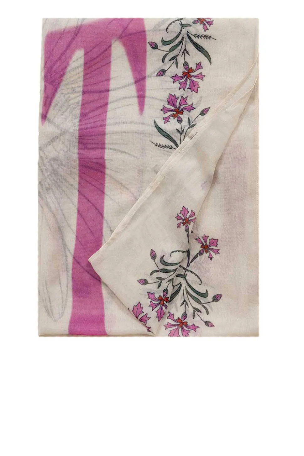 Scarf With Print Doriland | Natural... | Berenice | Little Soho