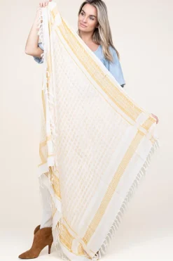 Scarf With Print Marakesch | Yellow... | Moment Amsterdam | Little Soho