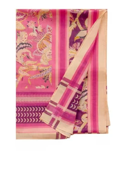 Scarf With Print Mira | Pink... | Moment Amsterdam | Little Soho