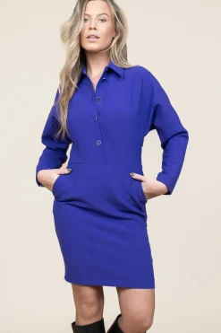 Scuba Stretch Dress Josiah | Purple... | Dante 6 | Little Soho