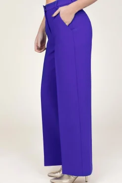 Scuba Stretch Trousers Neva | Purple... | Dante 6 | Little Soho