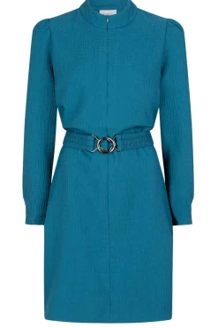 Seersucker Dress Aya | Blue... | Dante 6 | Little Soho