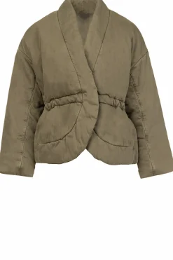 Shawl Neck Jacket Caly | Green... | Ba&Sh | Little Soho