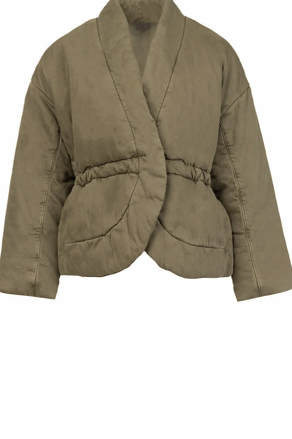 Shawl Neck Jacket Caly | Green... | Ba&Sh | Little Soho
