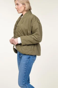 Shawl Neck Jacket Caly | Green... | Ba&Sh | Little Soho