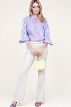 Shiny Top Tamari | Purple... | Aaiko | Little Soho