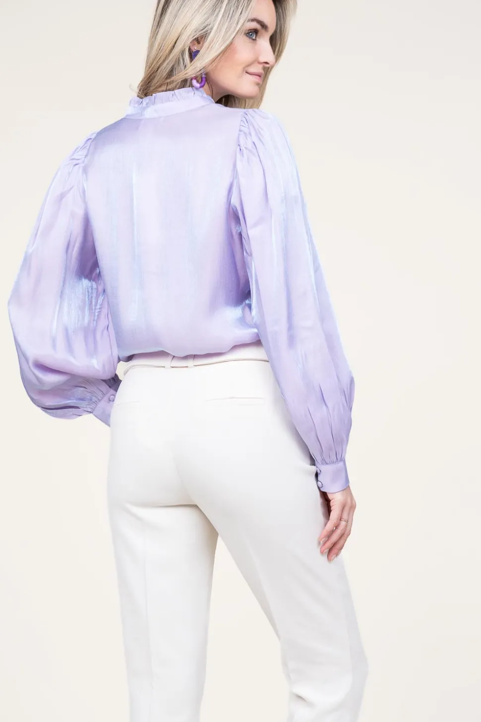 Shiny Top Tamari | Purple... | Aaiko | Little Soho