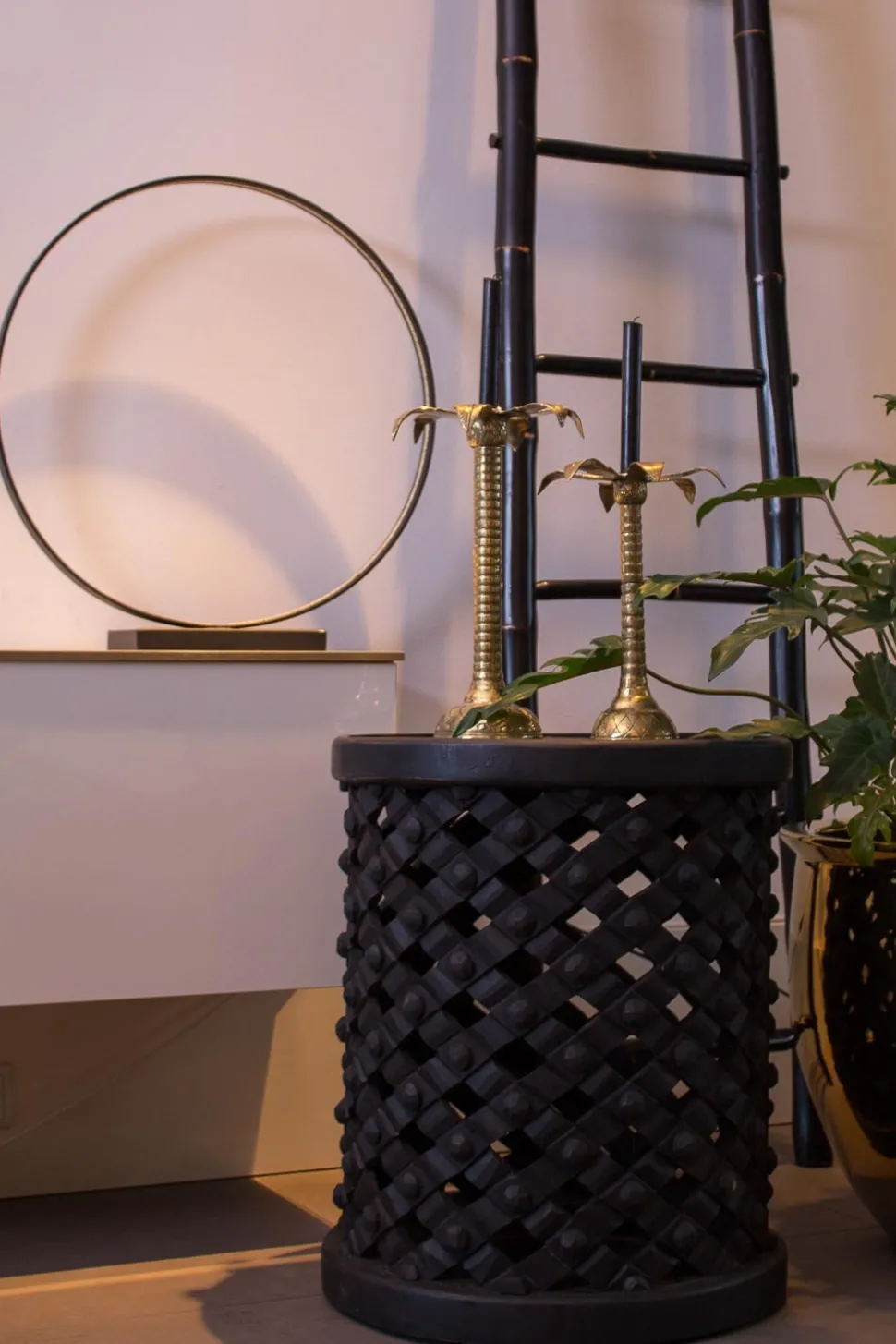 Side Table Scott - Tall | Black... | Little Soho Living | Little Soho