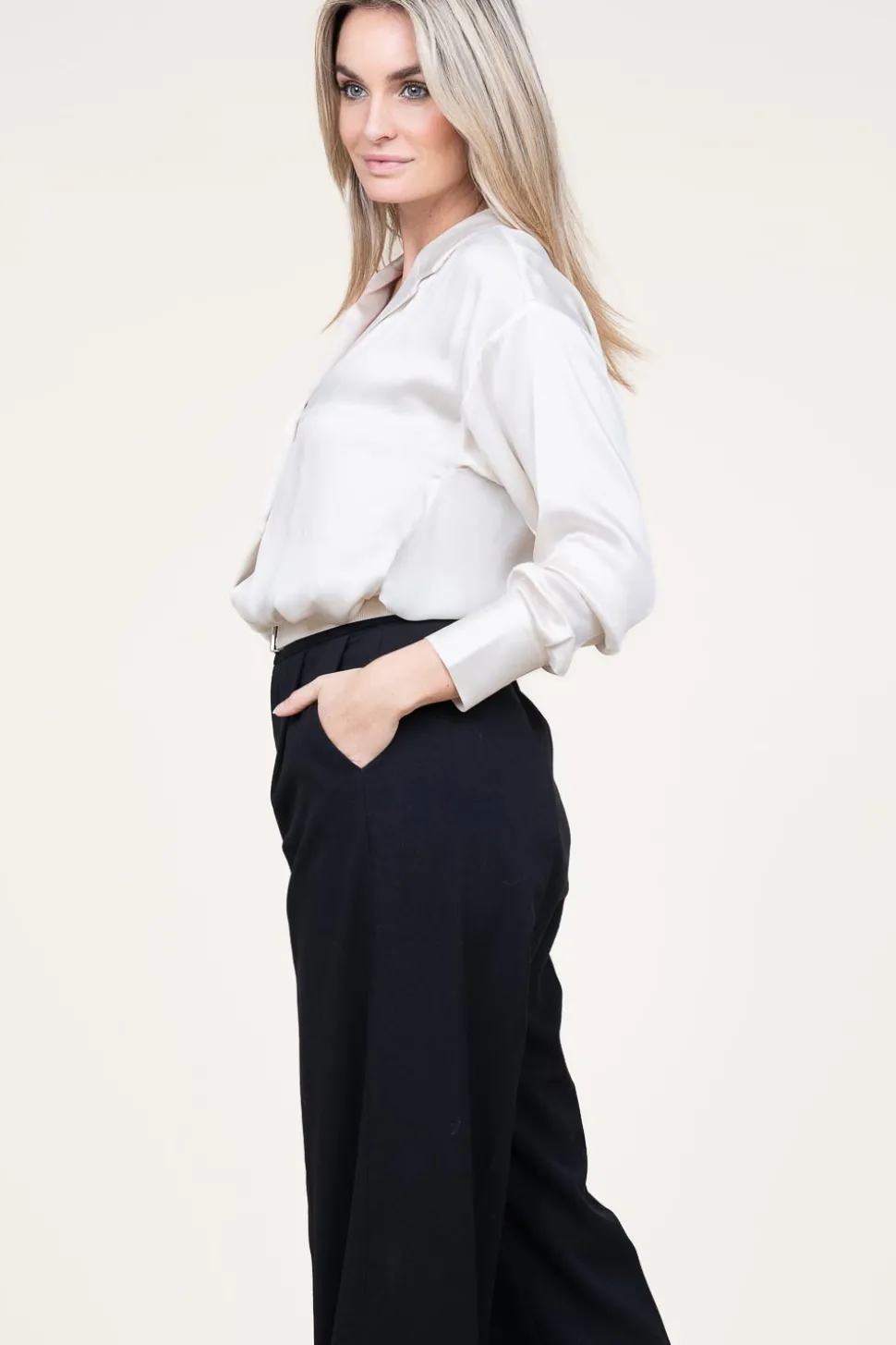 Silk Blouse Emery | Natural... | Dante 6 | Little Soho