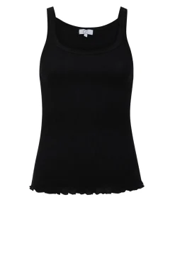 Silk Rib Top Faith | Black... | Cc Heart | Little Soho