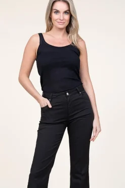 Silk Rib Top Faith | Black... | Cc Heart | Little Soho