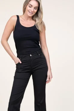 Silk Rib Top Faith | Black... | Cc Heart | Little Soho