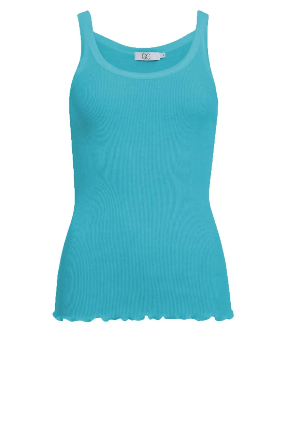 Silk Rib Top Faith | Blue... | Cc Heart | Little Soho