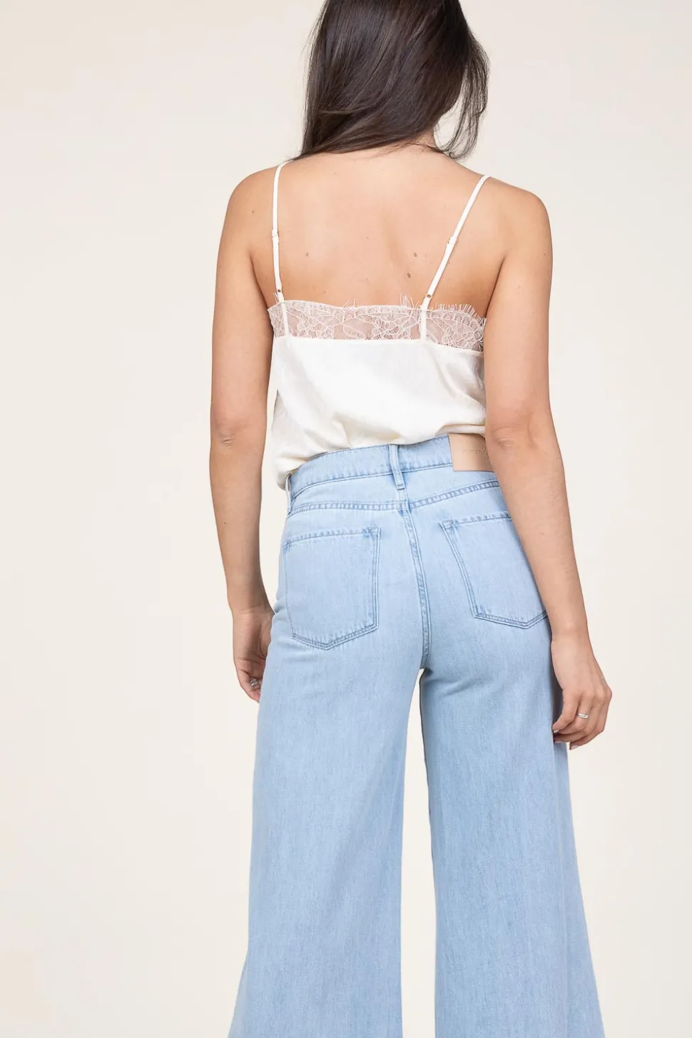 Silk Top With Lace Taylor | Natural... | Berenice | Little Soho