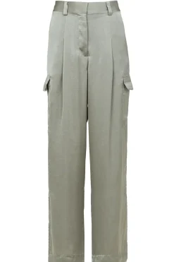 Silk Trousers Cary | Green... | Ba&Sh | Little Soho