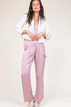 Silk Trousers Cary | Pink... | Ba&Sh | Little Soho