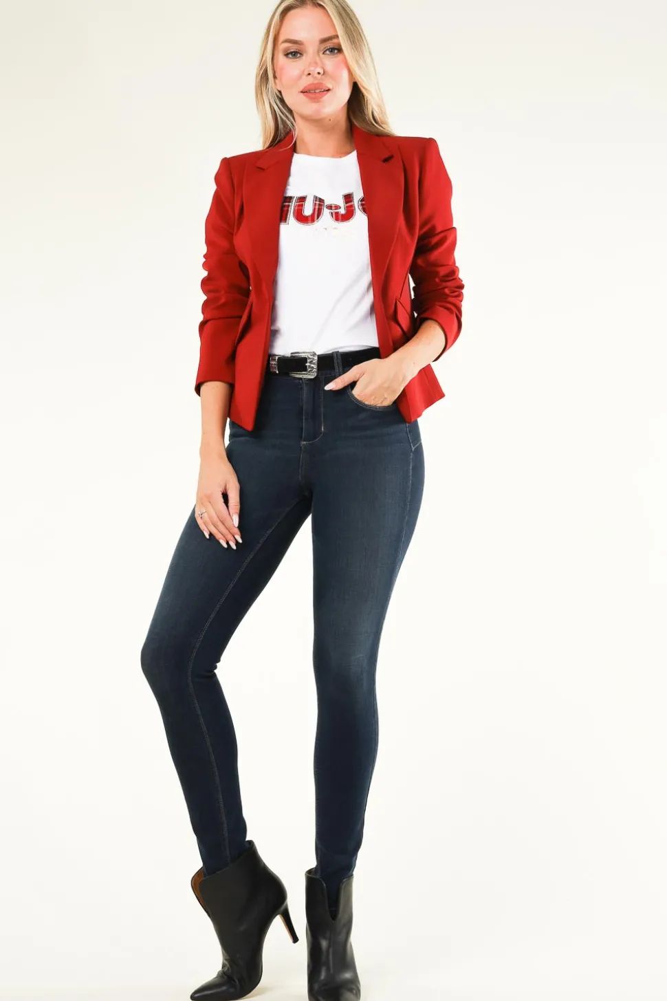 Skinny High Waist Chloe | Blue... | Liu Jo | Little Soho
