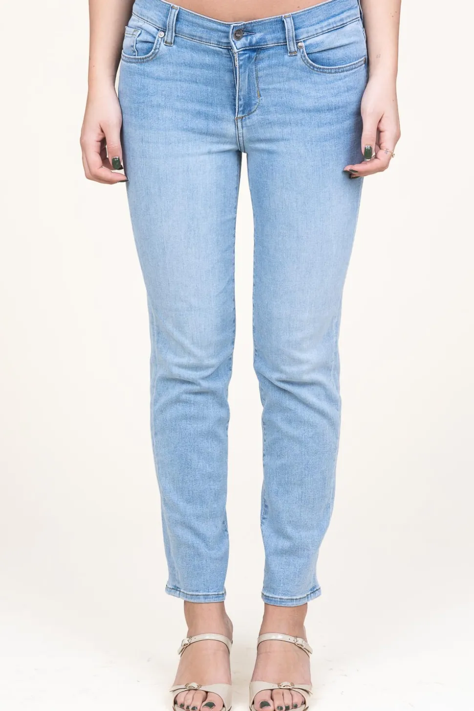 Slim Fit Regular Waist Jeans Lola | Blue... | Liu Jo | Little Soho