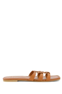 Slipper With Logo Annabel | Brown... | Ibana | Little Soho