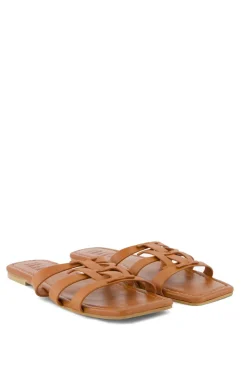 Slipper With Logo Annabel | Brown... | Ibana | Little Soho