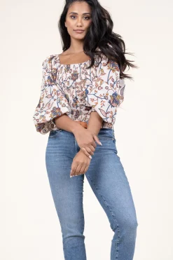 Smocked Top Marla | Natural... | Stella Forest | Little Soho