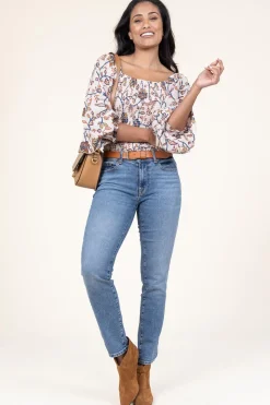 Smocked Top Marla | Natural... | Stella Forest | Little Soho