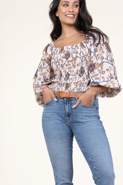Smocked Top Marla | Natural... | Stella Forest | Little Soho