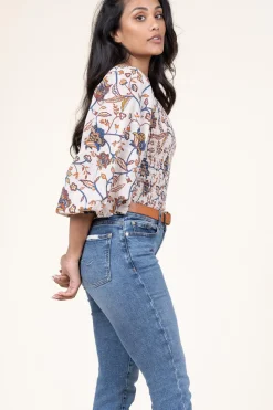 Smocked Top Marla | Natural... | Stella Forest | Little Soho