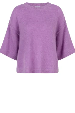 Soft Alpaca Blend Sweater Hiaru | Purple... | Dante 6 | Little Soho