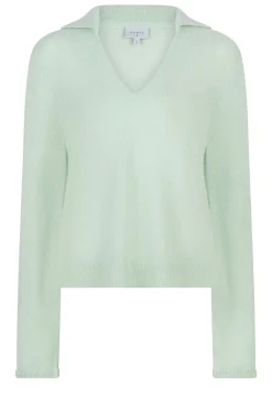 Soft Alpaca Blend Sweater Kenza | Green... | Dante 6 | Little Soho