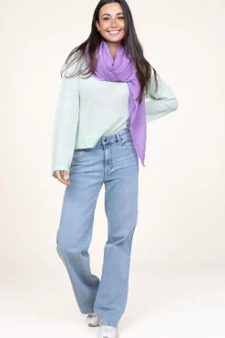 Soft Alpaca Blend Sweater Kenza | Green... | Dante 6 | Little Soho