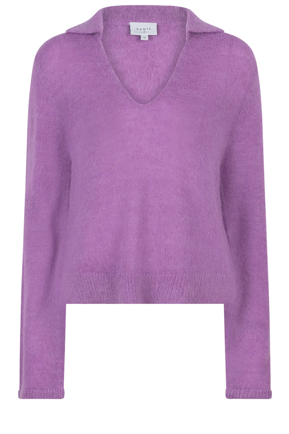 Soft Alpaca Blend Sweater Kenza | Purple... | Dante 6 | Little Soho