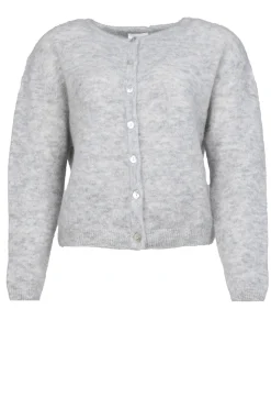 Soft Alpaca Cardigan Vitow | Grey... | American Vintage | Little Soho