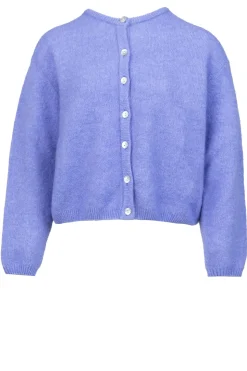 Soft Alpaca Cardigan Vitow | Purple... | American Vintage | Little Soho