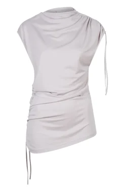 Soft Asymmetrical Modal Mix Top Elin | Natural... | Dante 6 | Little Soho